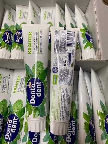 KEM ĐÁNH RĂNG DONTODENT 125ml-duoc-ban-tai-HƯƠNG TÁO ĐỎ