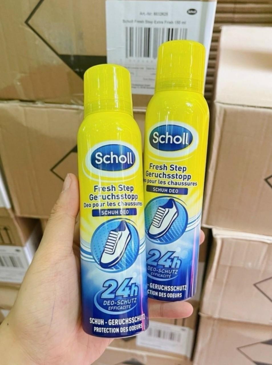 XỊT KHỬ MÙI HÔI CHÂN VÀ XỊT KHỬ MÙI GIÀY SCHOLL 24h-duoc-ban-tai-HƯƠNG TÁO ĐỎ