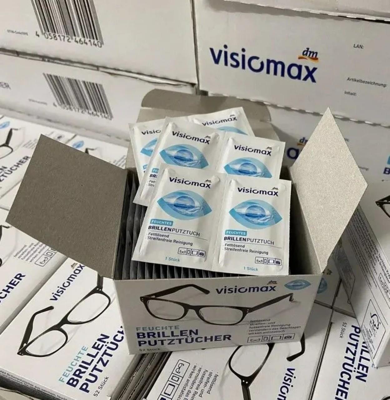 GIẤY LAU KÍNH VISIOMAX. Hộp 52 miếng-duoc-ban-tai-HƯƠNG TÁO ĐỎ