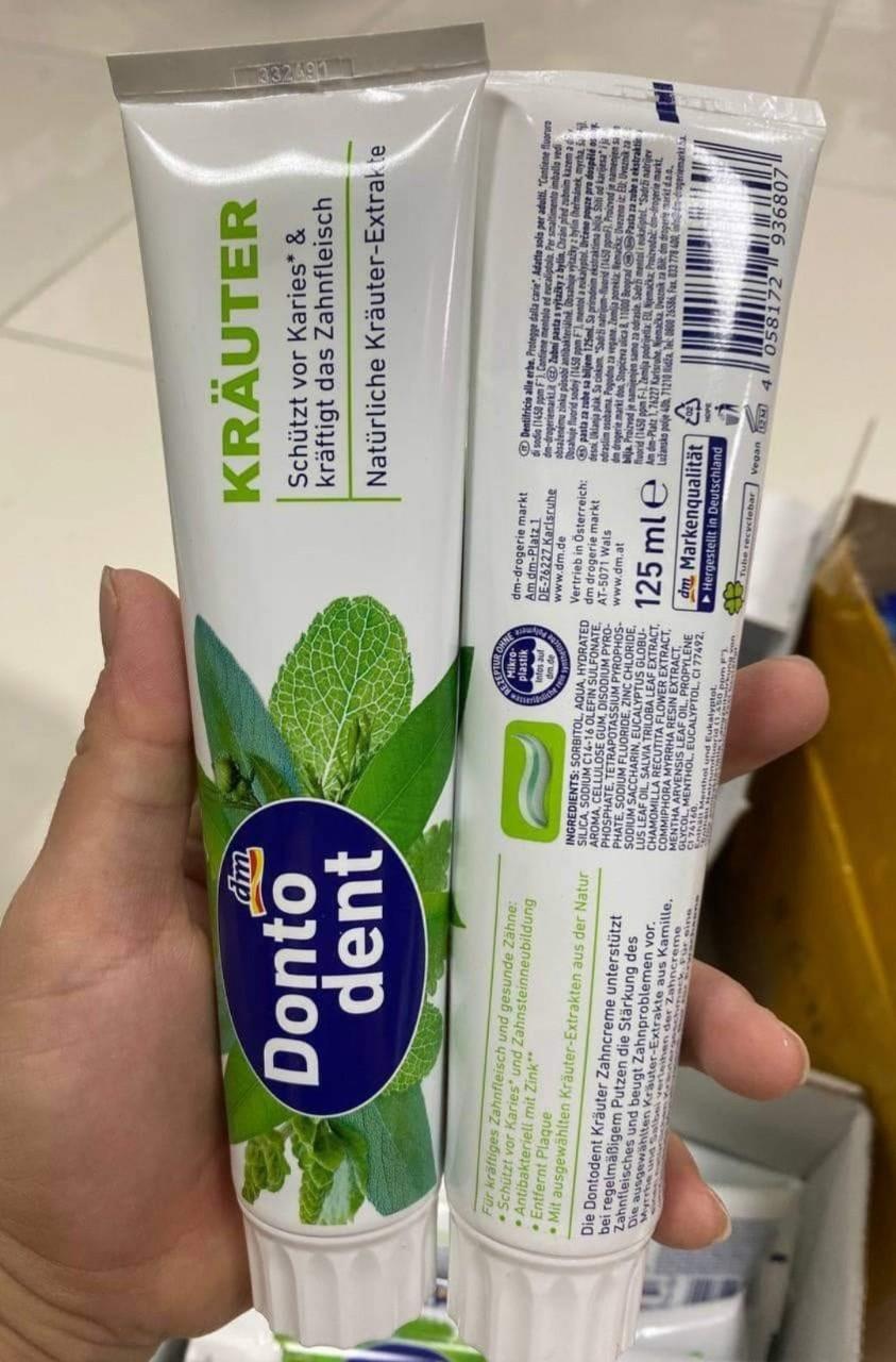 KEM ĐÁNH RĂNG DONTODENT 125ml-duoc-ban-tai-HƯƠNG TÁO ĐỎ