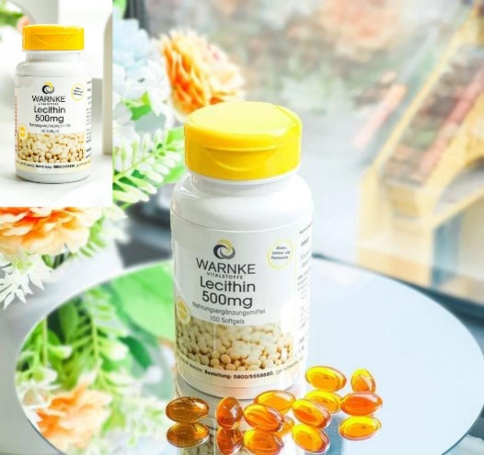 Tinh chất Mầm đậu nành WARNKE LECITHIN 500mg-duoc-ban-tai-HƯƠNG TÁO ĐỎ