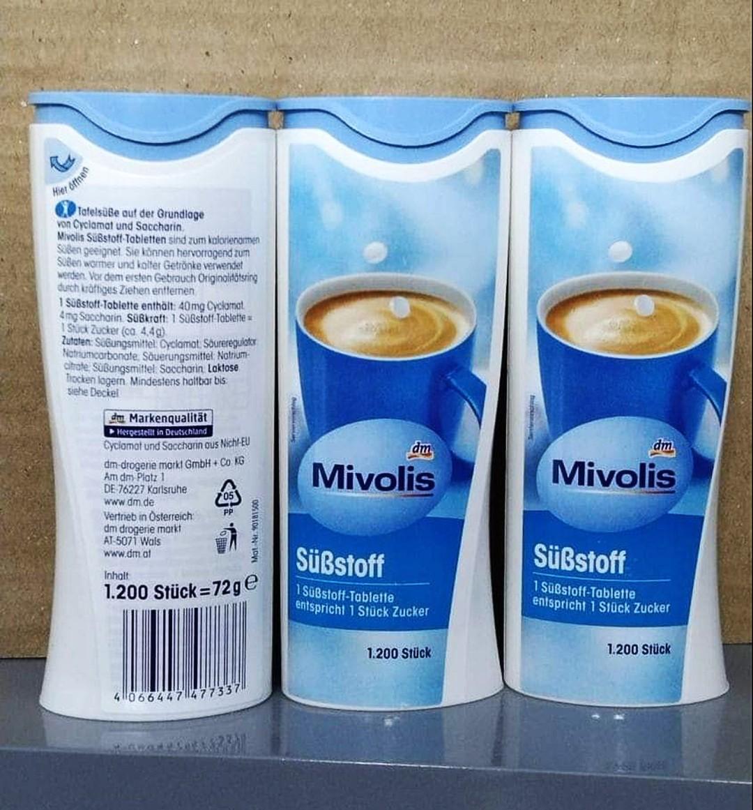 Đường ăn kiêng Mivolis Süßstoff, 1200 viên-duoc-ban-tai-HƯƠNG TÁO ĐỎ