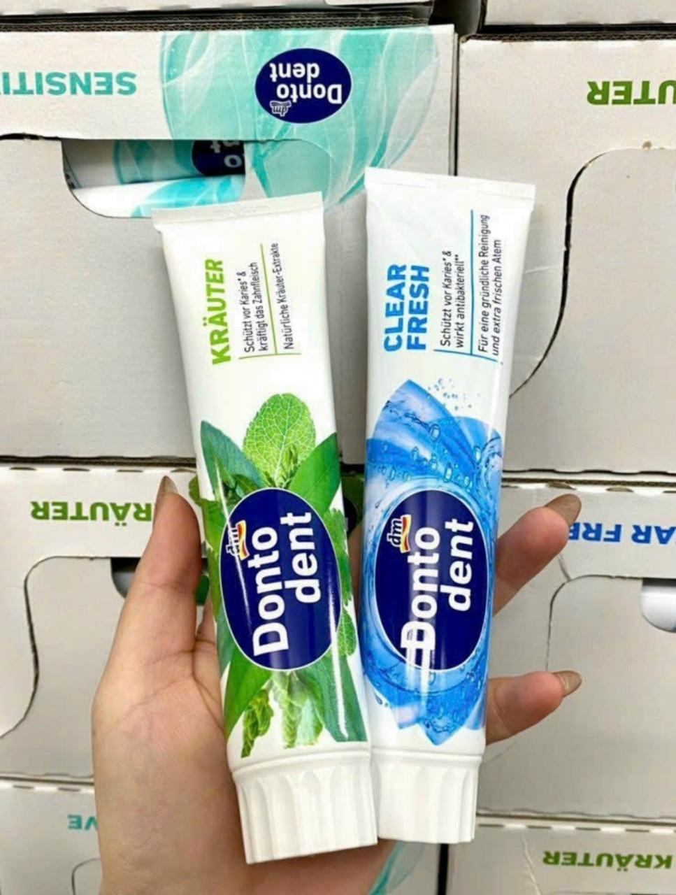 KEM ĐÁNH RĂNG DONTODENT 125ml-duoc-ban-tai-HƯƠNG TÁO ĐỎ