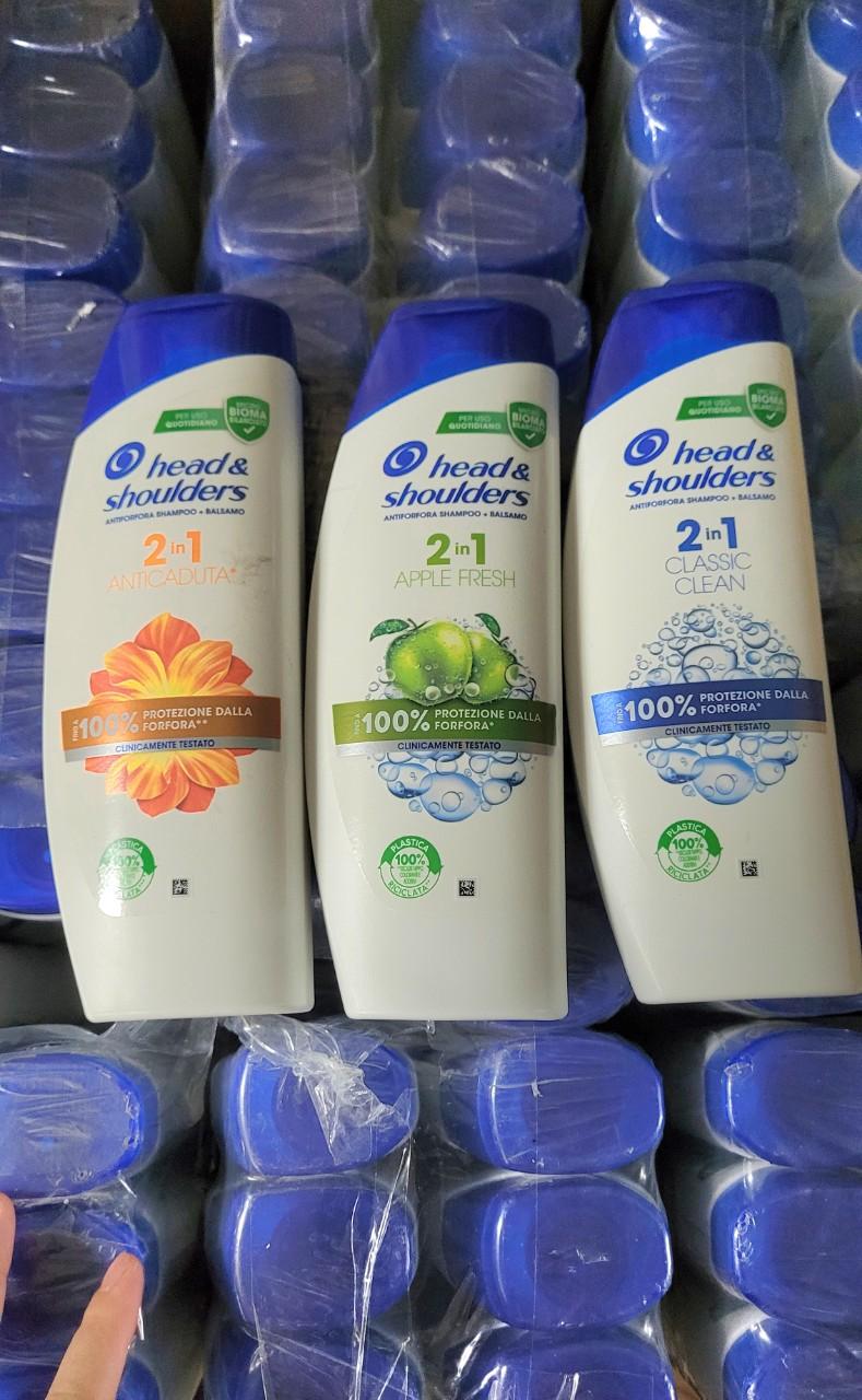 Dầu Gội Trị Gàu Head and Shoulder 2in1 SẠCH GÀU - HẾT NGỨA ⭐️ BẢN ĐỨC - Chai 360ml-duoc-ban-tai-HƯƠNG TÁO ĐỎ