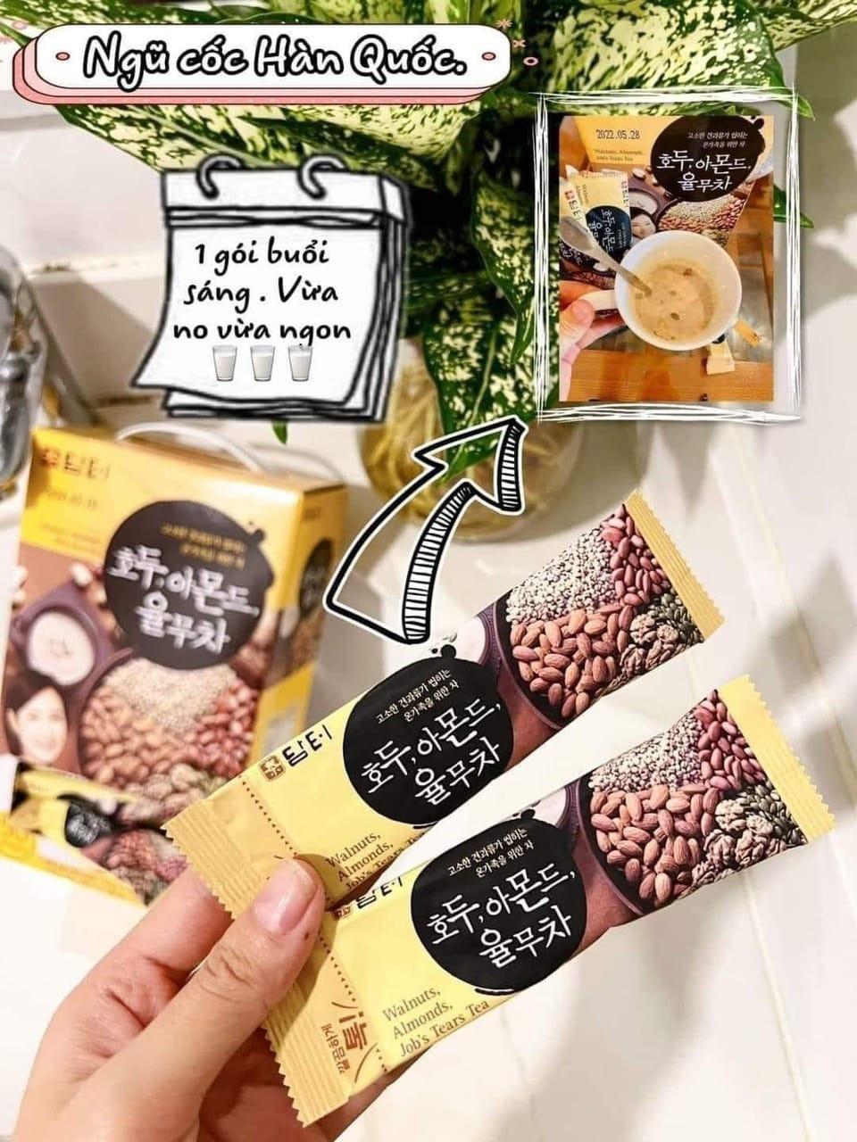 BỘT NGŨ CỐC ĐẸP DÁNG - BỒI BỔ SỨC KHỎE DAMTUH HÀN QUỐC. Hộp 50 gói.-duoc-ban-tai-HƯƠNG TÁO ĐỎ