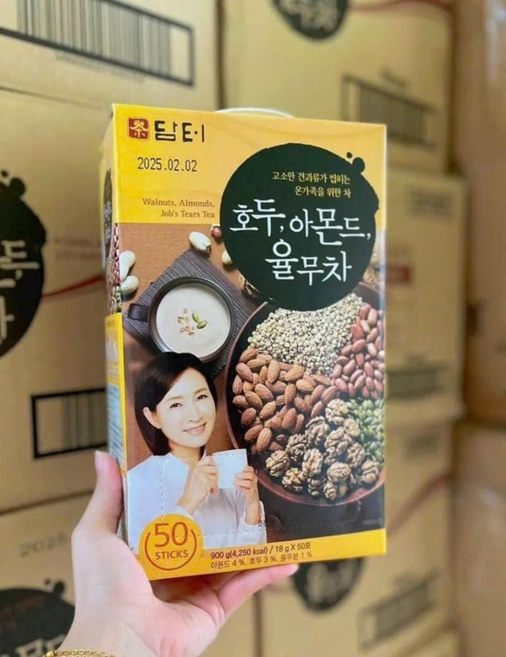 BỘT NGŨ CỐC ĐẸP DÁNG - BỒI BỔ SỨC KHỎE DAMTUH HÀN QUỐC. Hộp 50 gói.-duoc-ban-tai-HƯƠNG TÁO ĐỎ