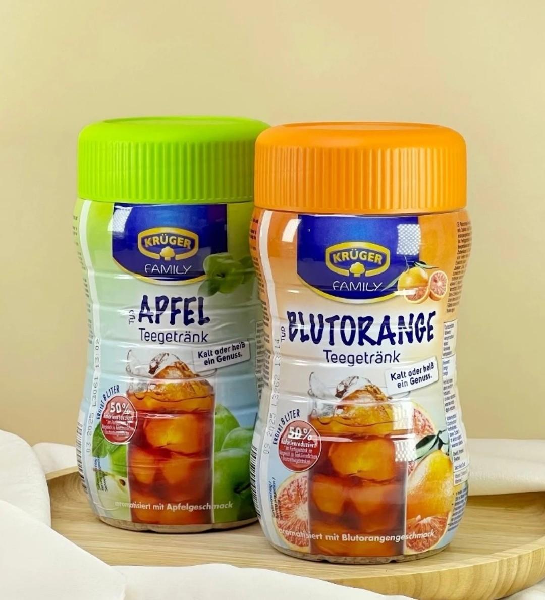 Trà cốm Kruger Đức vị hoa quả thơm ngon, bổ dưỡng 400gr-duoc-ban-tai-HƯƠNG TÁO ĐỎ