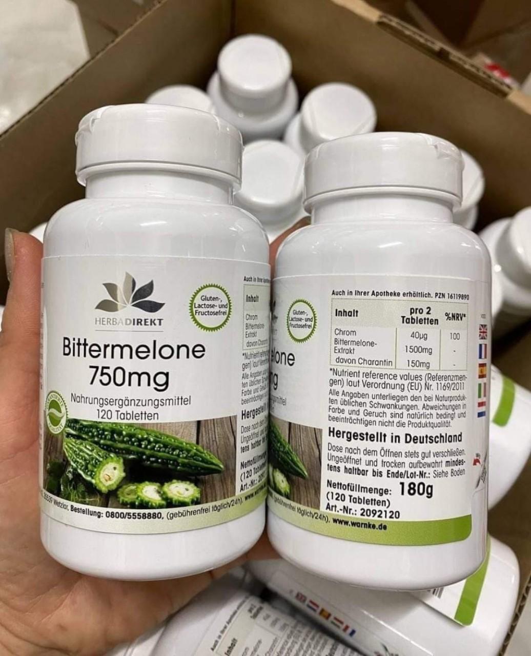 VIÊN UỐNG TỪ MƯỚP ĐẮNG GIẢM CÂN WARNKE BITTERMELONE 750MG-duoc-ban-tai-HƯƠNG TÁO ĐỎ