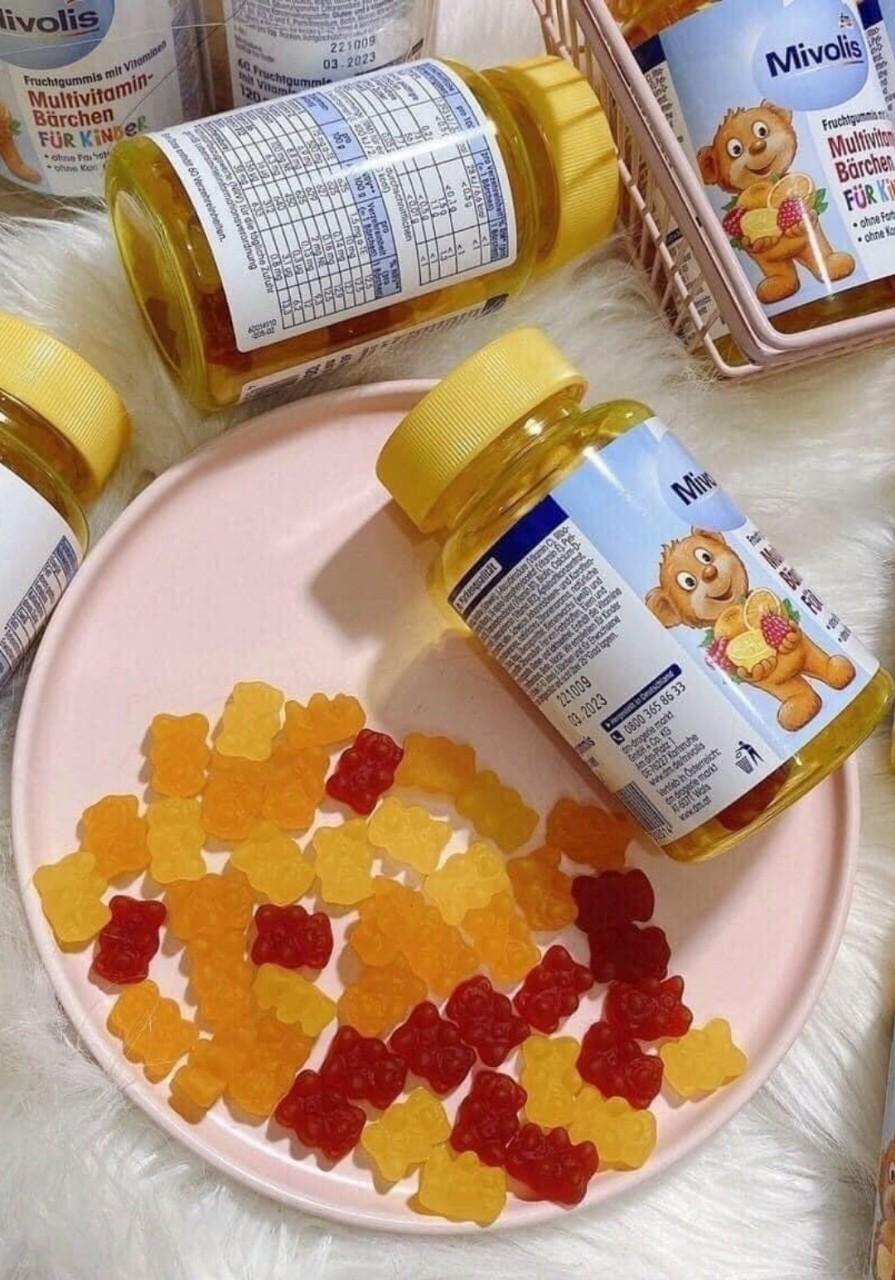 KẸO GẤU MIVOLIS CỦA ĐỨC BỔ SUNG VITAMIN-duoc-ban-tai-HƯƠNG TÁO ĐỎ