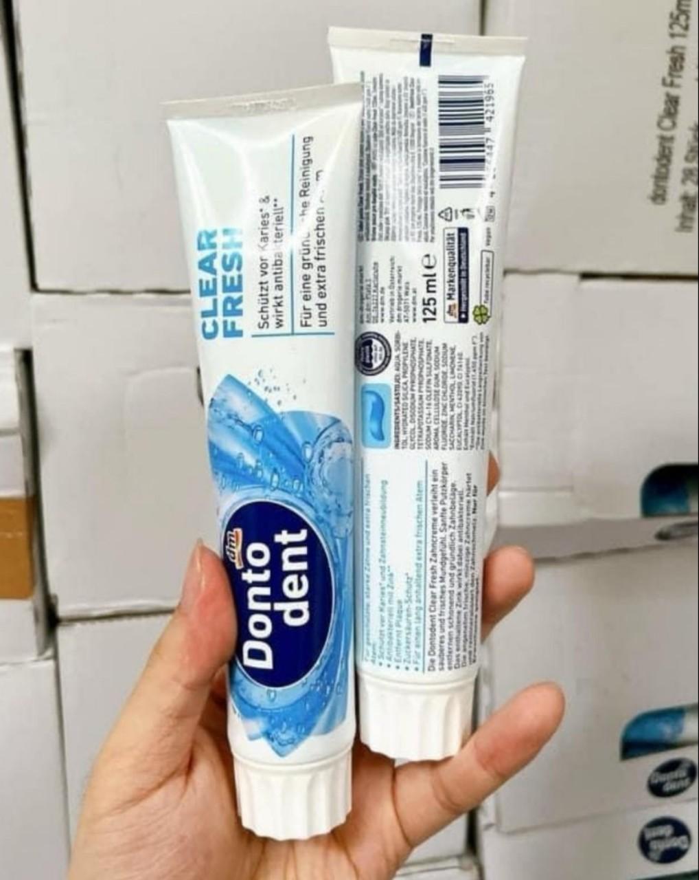 KEM ĐÁNH RĂNG DONTODENT 125ml-duoc-ban-tai-HƯƠNG TÁO ĐỎ