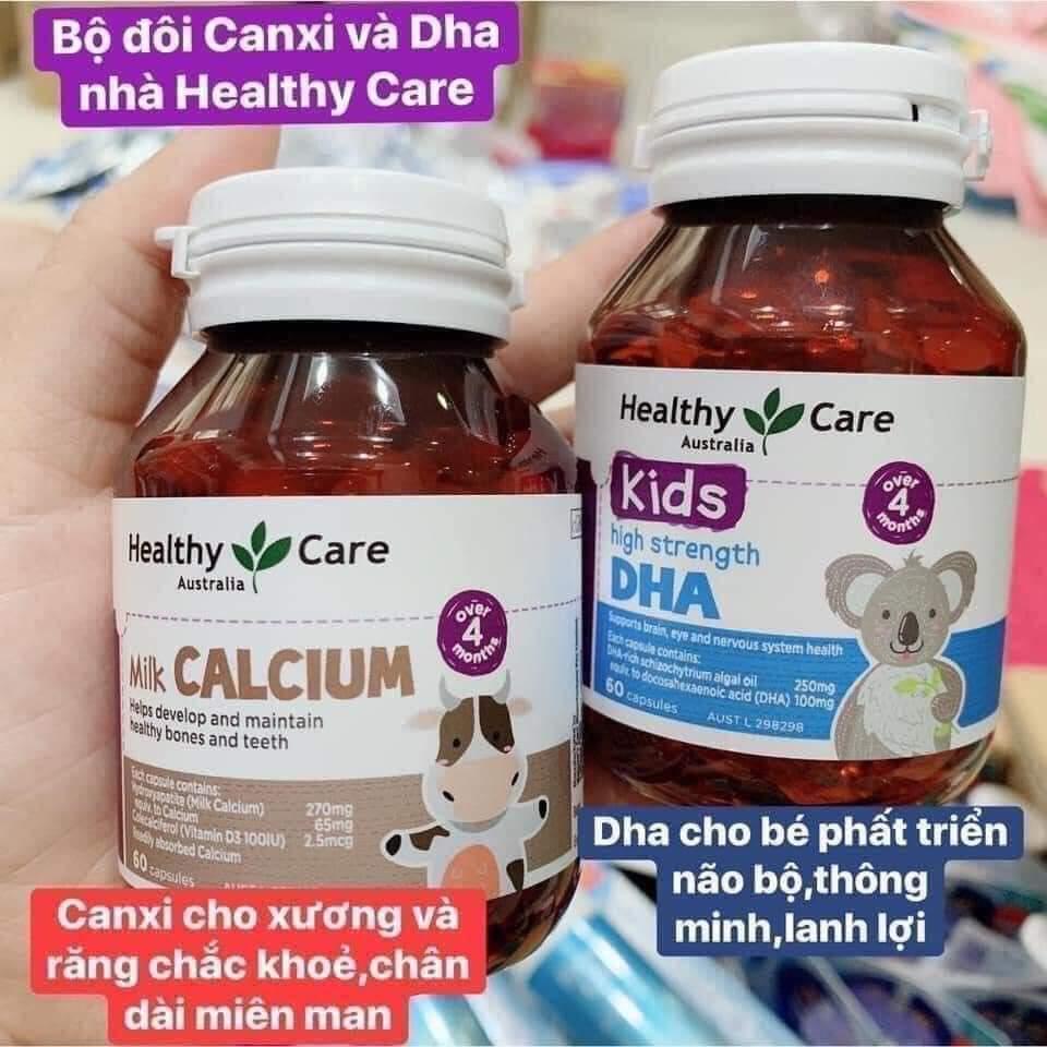 DHA và CALCIUM HEALTHY CARE KIDS 60 viên-duoc-ban-tai-HƯƠNG TÁO ĐỎ
