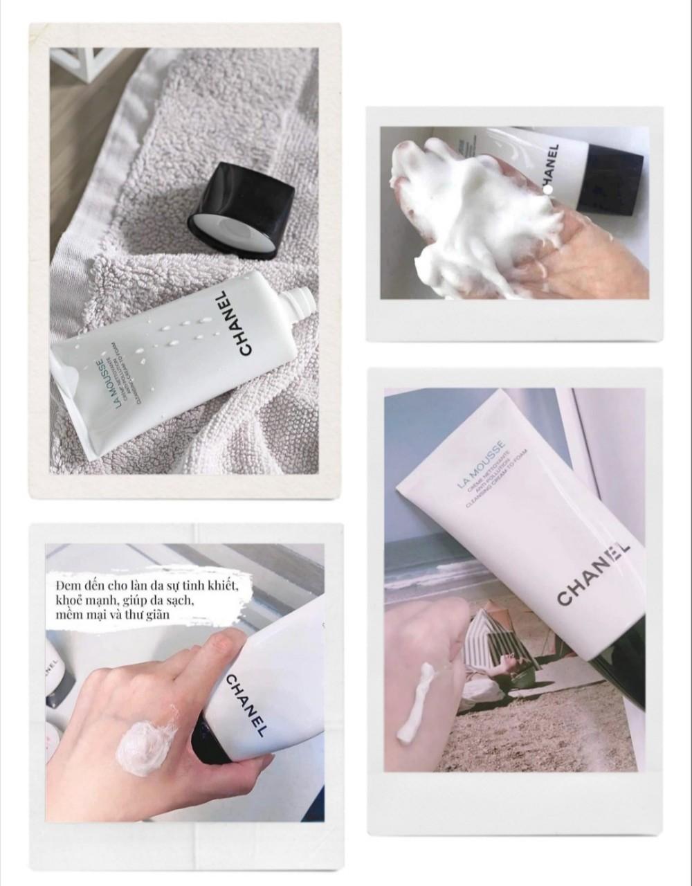 Sữa rửa mặt Chanel LA MOUSSE 🥰  Sẵn bản full to bự 150ml 😆-duoc-ban-tai-HƯƠNG TÁO ĐỎ