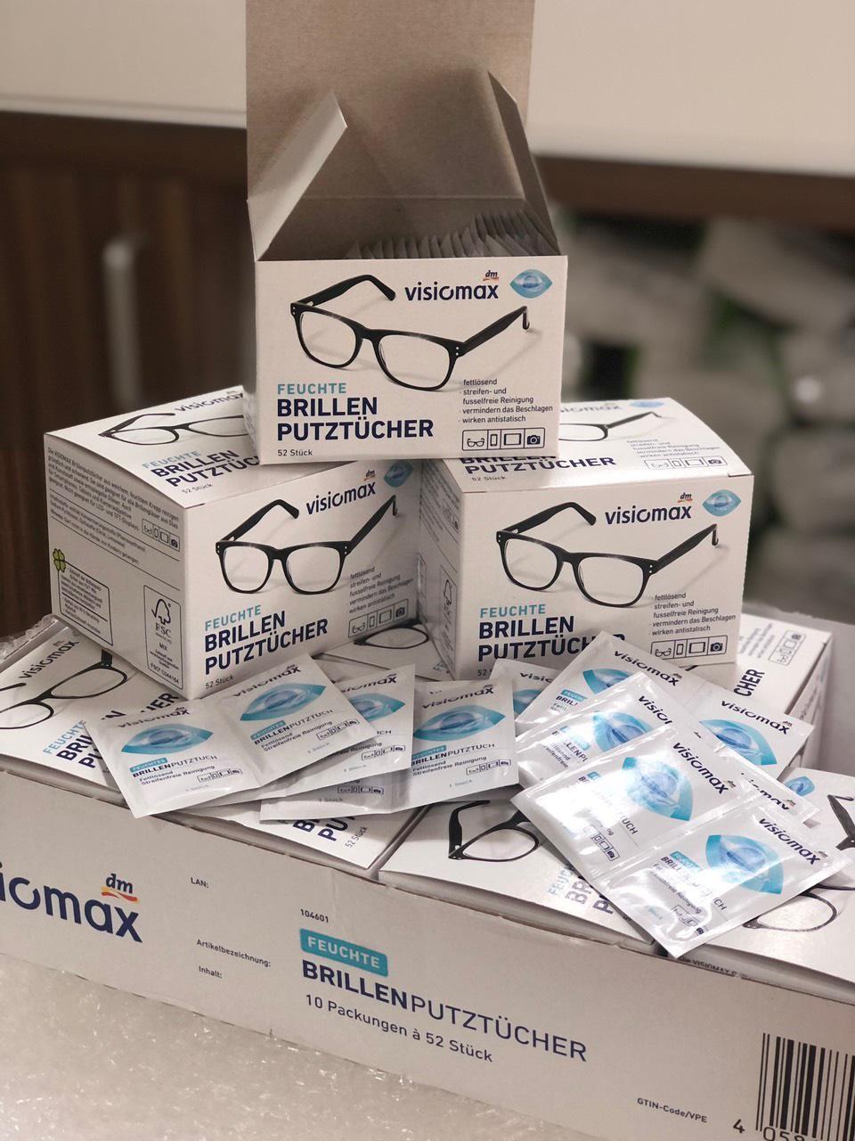 GIẤY LAU KÍNH VISIOMAX. Hộp 52 miếng-duoc-ban-tai-HƯƠNG TÁO ĐỎ