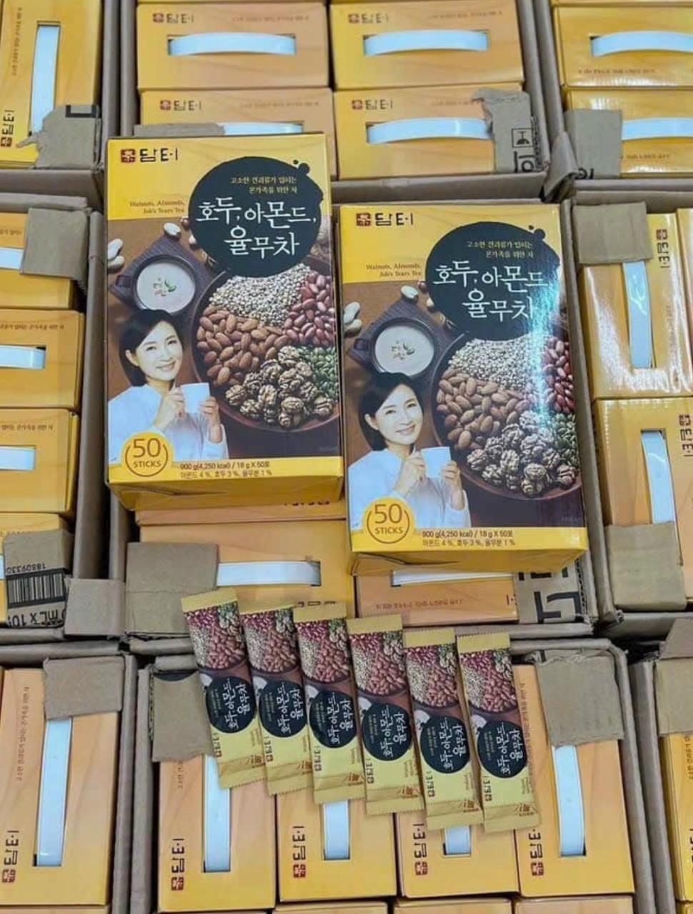 BỘT NGŨ CỐC ĐẸP DÁNG - BỒI BỔ SỨC KHỎE DAMTUH HÀN QUỐC. Hộp 50 gói.-duoc-ban-tai-HƯƠNG TÁO ĐỎ