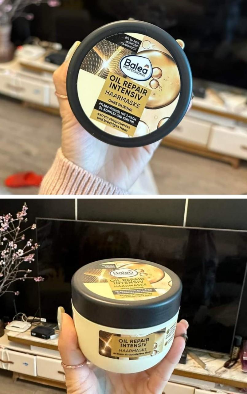  Kem ủ tóc phục hồi hư tổn Balea oil repair Intensiv với chiết xuất dầu Argan-duoc-ban-tai-HƯƠNG TÁO ĐỎ