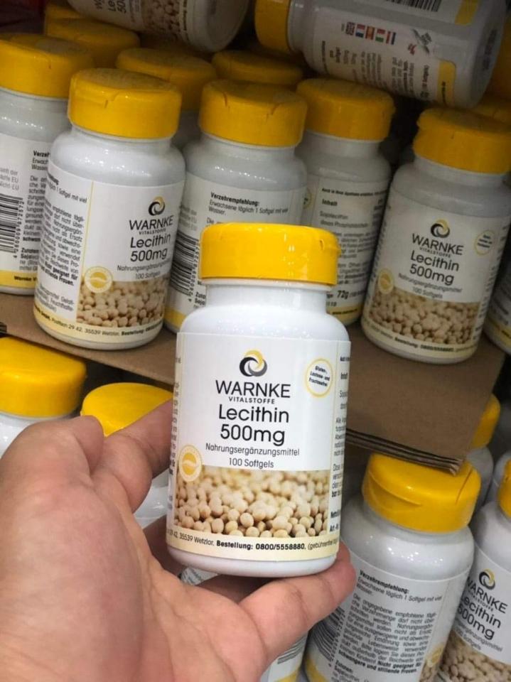 Tinh chất Mầm đậu nành WARNKE LECITHIN 500mg-duoc-ban-tai-HƯƠNG TÁO ĐỎ