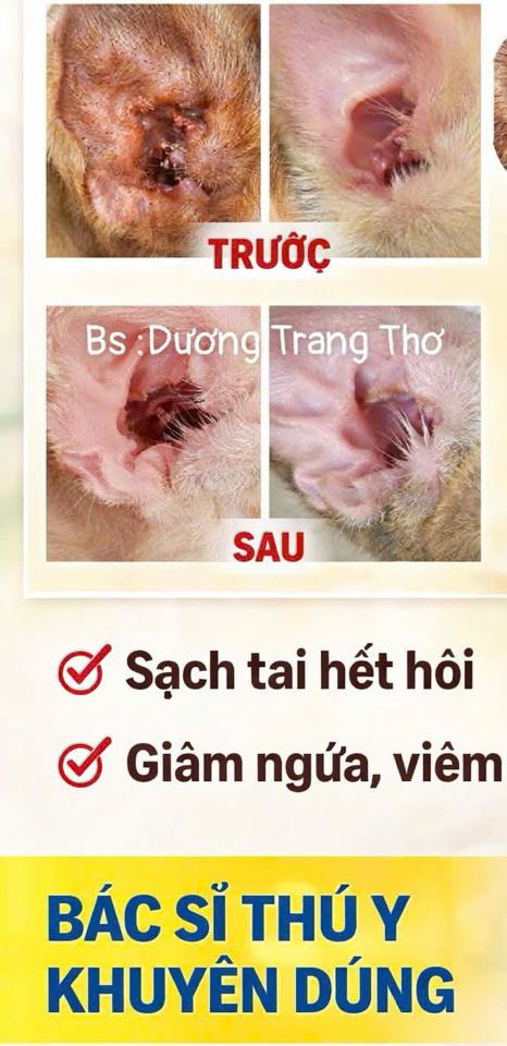 Bột Nhổ Lông Tai Chó Mèo ( 30g)-duoc-ban-tai-Bệnh Viện Thú Cưng Việt - Mỹ Hà Nội