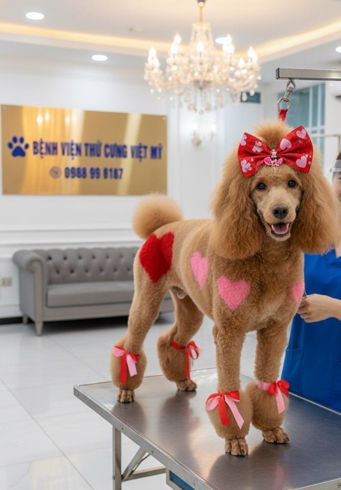 Vệ Sinh ( Chó 10 -12 kg). Dịch vụ chăm sóc thú cưng uy tín-duoc-ban-tai-Bệnh Viện Thú Cưng Việt - Mỹ Hà Nội