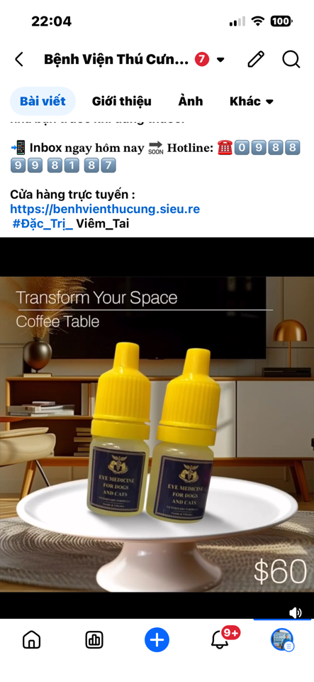 Thuốc Trị Các bệnh về mắt dành cho Chó Mèo Thuốc trị bệnh về mắt cho chó mèo – Hết ghèn, giảm ngứa, sáng mắt-duoc-ban-tai-Bệnh Viện Thú Cưng Việt - Mỹ Hà Nội