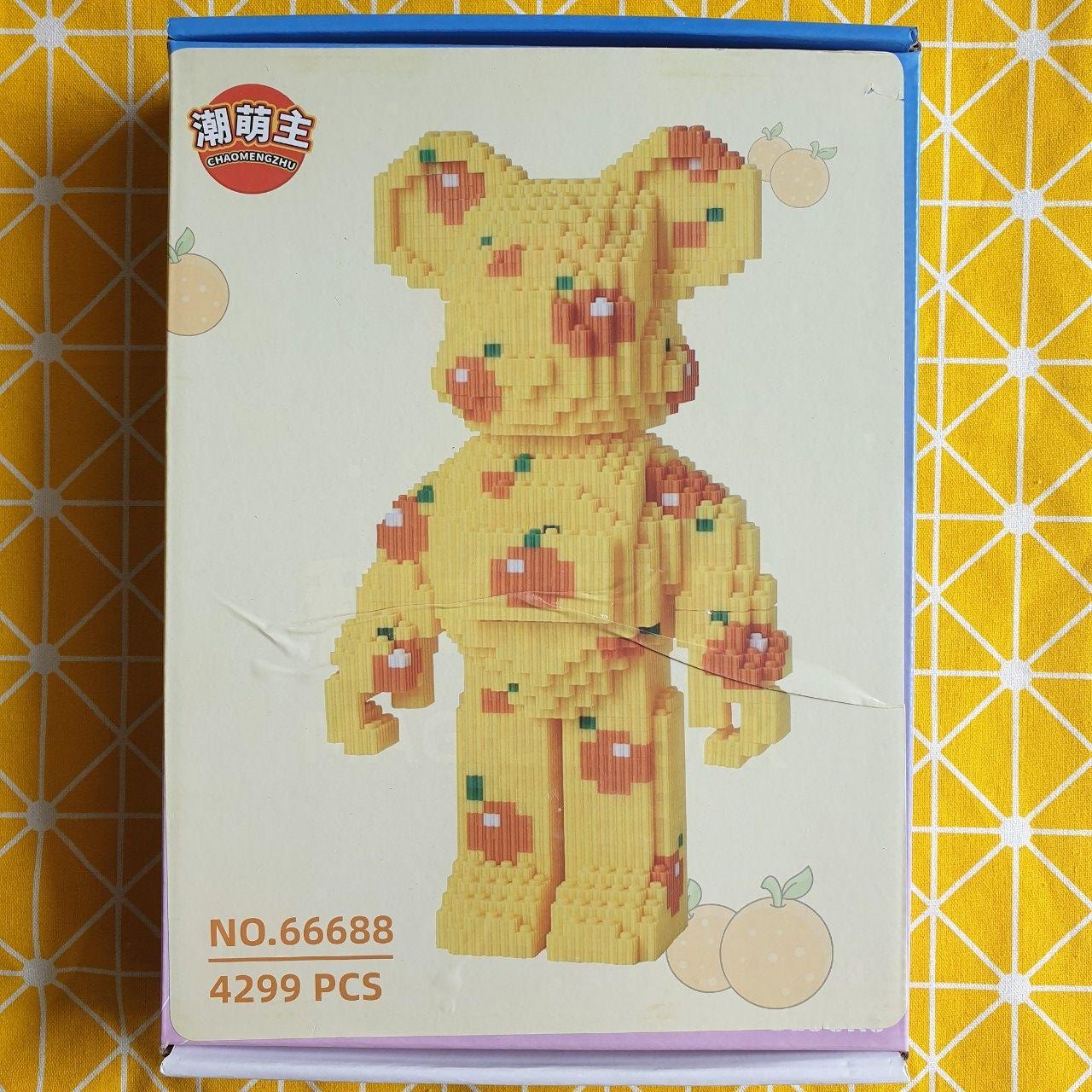 Lego Bearbrick Hoa 33cm ChaoMengZhu 66688-duoc-ban-tai-Đồ chơi đồng giá 99k