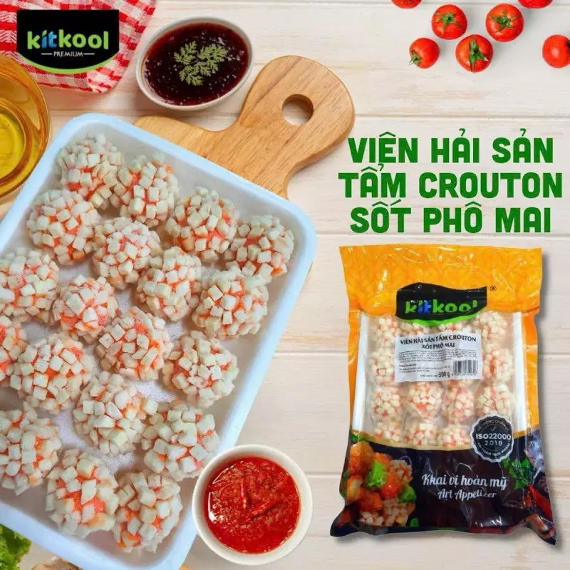 Viên Hải Sản Bánh Mì Sốt Phô Mai Kitkool 300g-duoc-ban-tai-Nhà phân phối BKJ | Kho sỉ Indomie Hà Nội