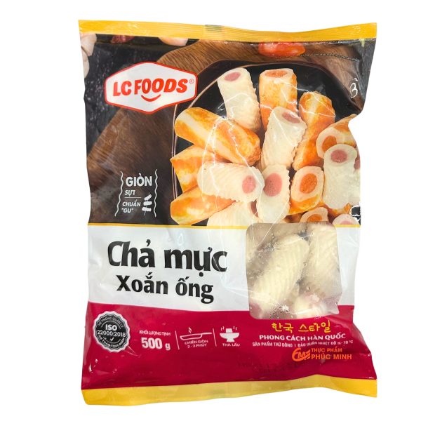 Chả Mực Xoắn Ống LC Foods 500g-duoc-ban-tai-Nhà phân phối BKJ | Kho sỉ Indomie Hà Nội