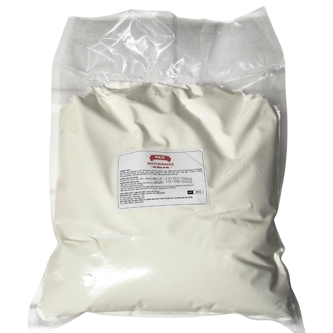 Sốt Mayonnaise MEJE - Hộp 3kg-duoc-ban-tai-Nhà phân phối BKJ | Kho sỉ Indomie Hà Nội