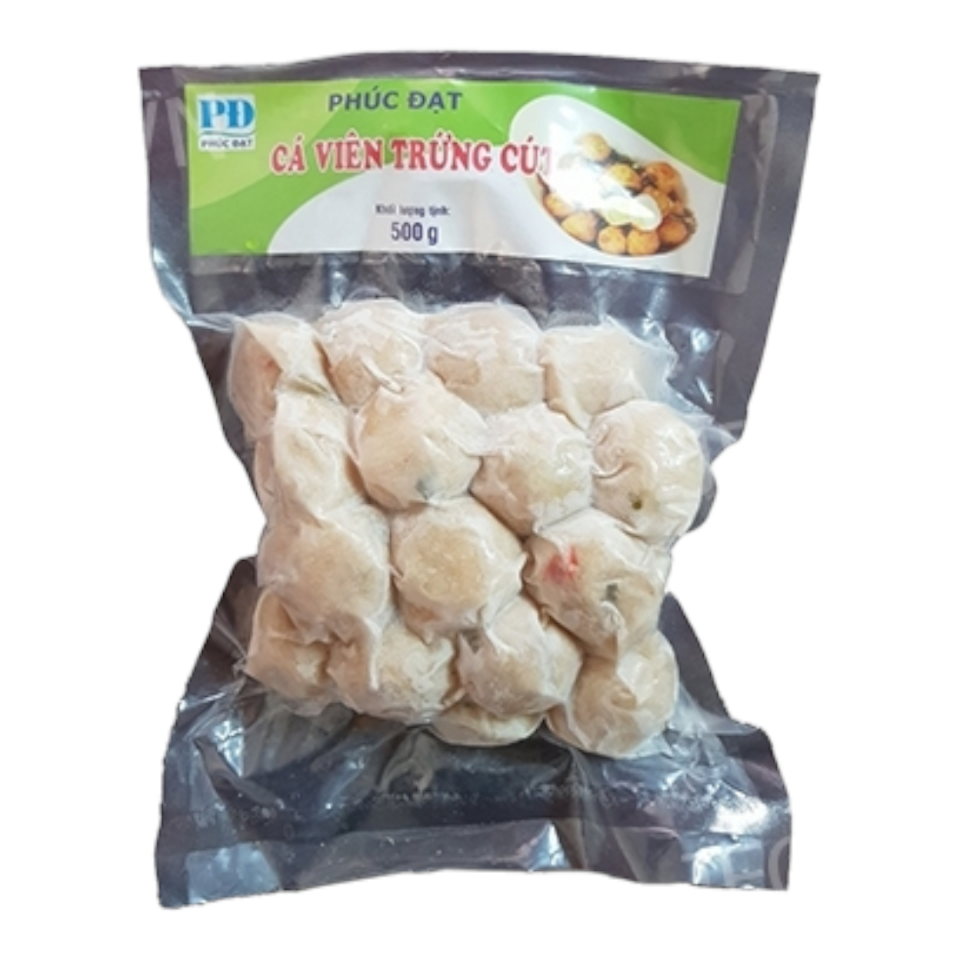 Chả cá trứng cút Phúc Đạt 500g-duoc-ban-tai-Nhà phân phối BKJ | Kho sỉ Indomie Hà Nội
