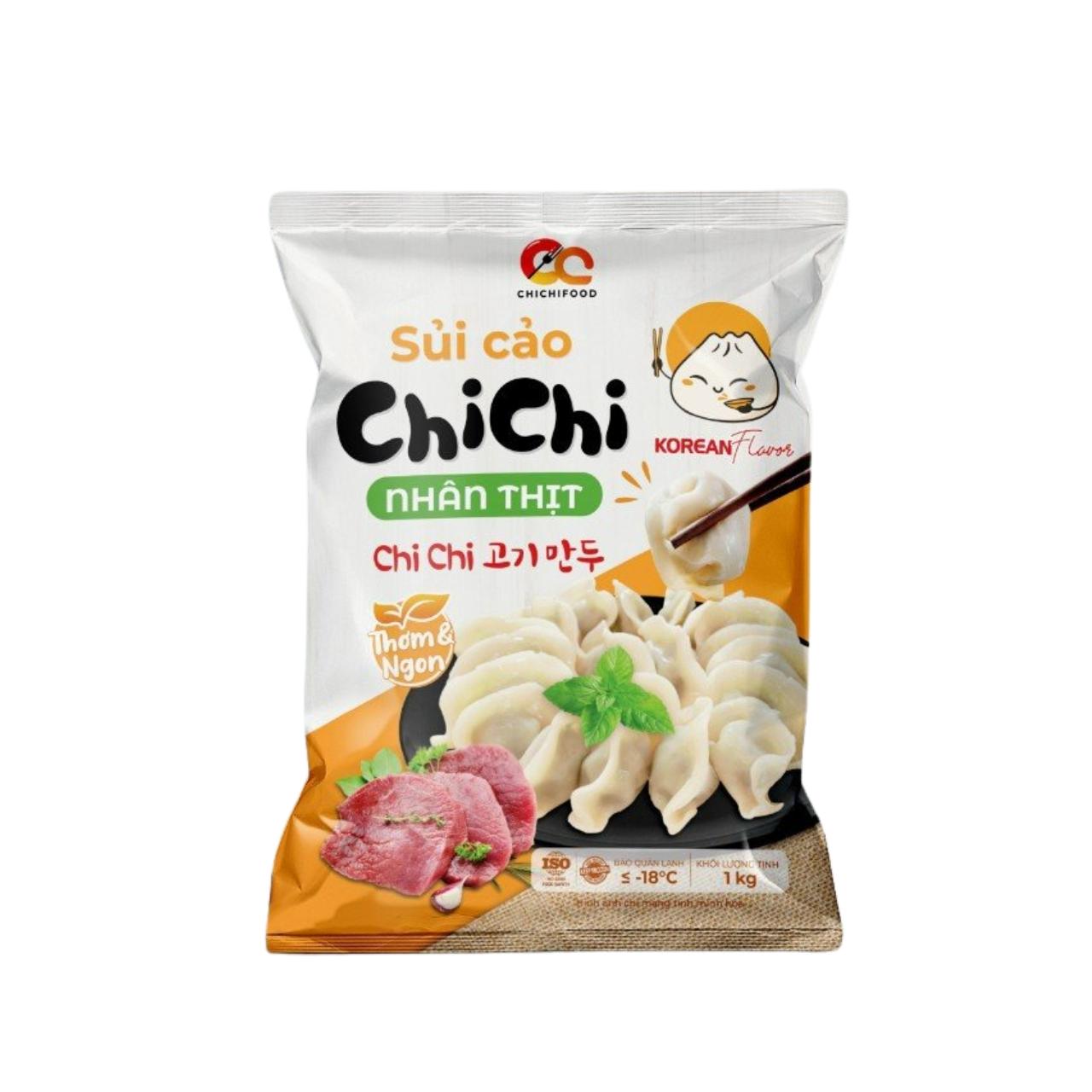 Sủi cảo nhân thịt ChichiFood 1kg-duoc-ban-tai-Nhà phân phối BKJ | Kho sỉ Indomie Hà Nội