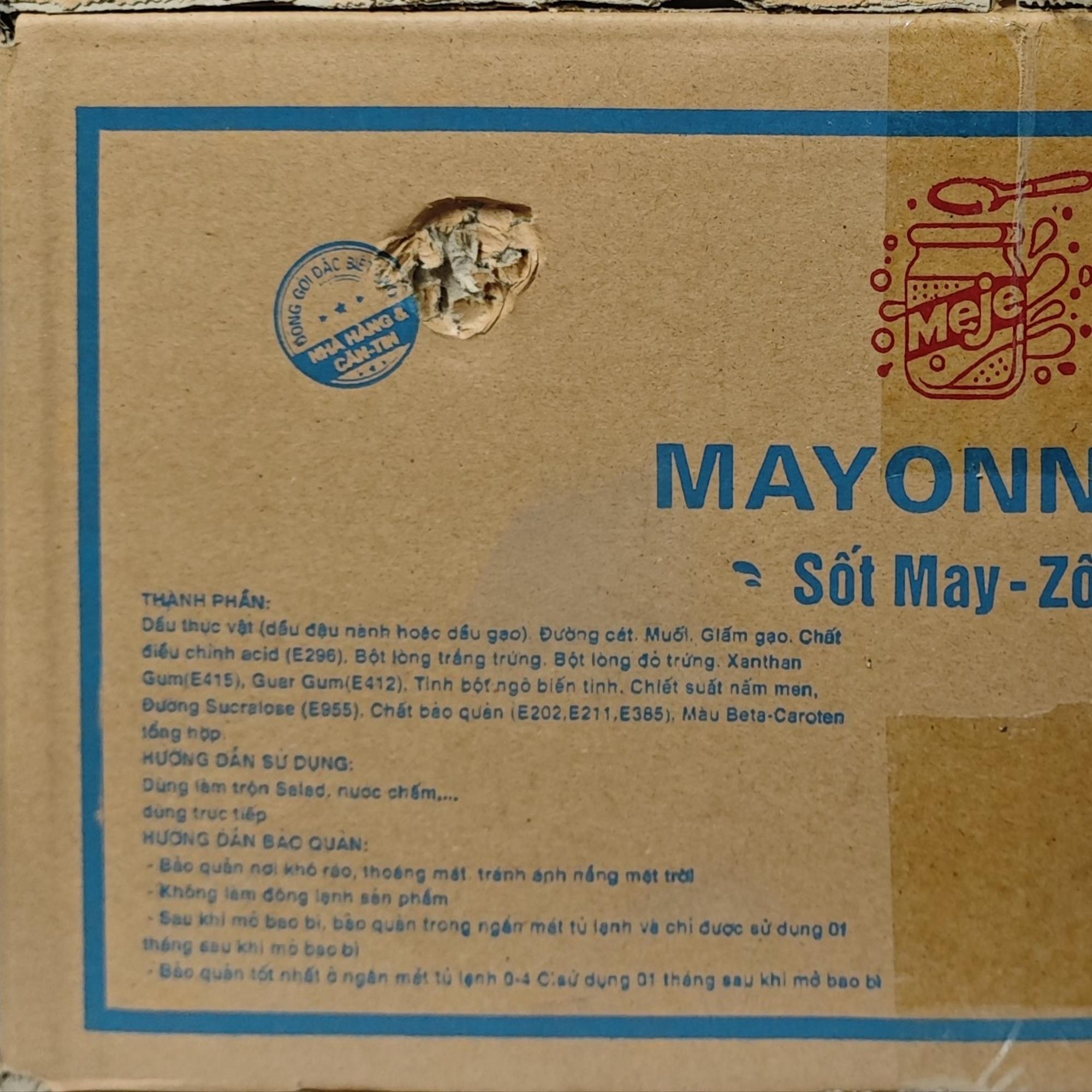 Sốt Mayonnaise MEJE - Hộp 3kg-duoc-ban-tai-Nhà phân phối BKJ | Kho sỉ Indomie Hà Nội