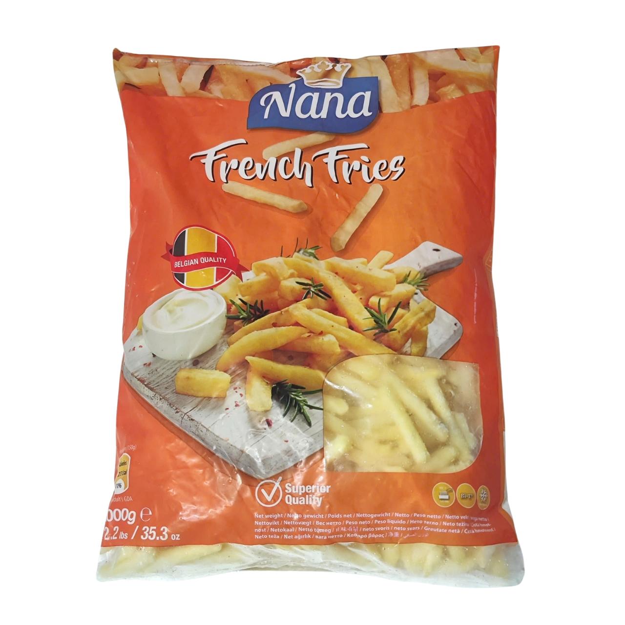 Khoai Tây Chiên Bỉ Nana Cọng 7 Túi Vàng 1kg-duoc-ban-tai-Nhà phân phối BKJ | Kho sỉ Indomie Hà Nội