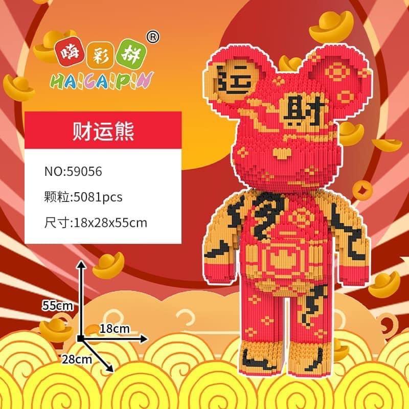 Lego Bearbrick 55cm Haicaipin 59056-duoc-ban-tai-Đồ chơi đồng giá 99k