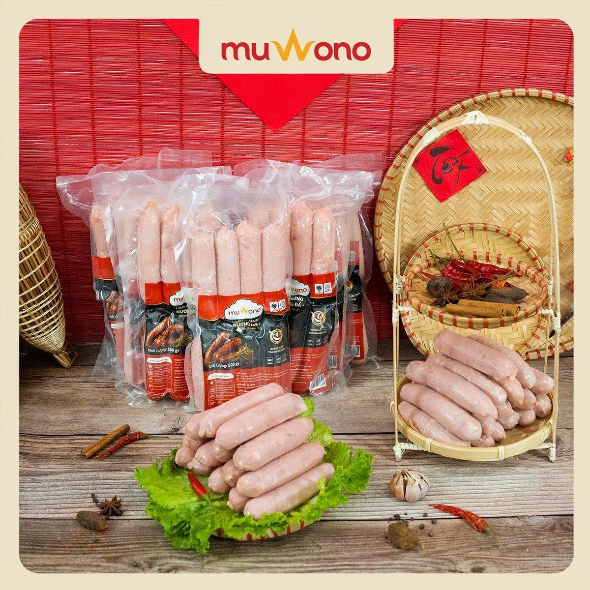 Lạp Xưởng Nướng Đá Muwono 500g (8c)-duoc-ban-tai-Nhà phân phối BKJ | Kho sỉ Indomie Hà Nội