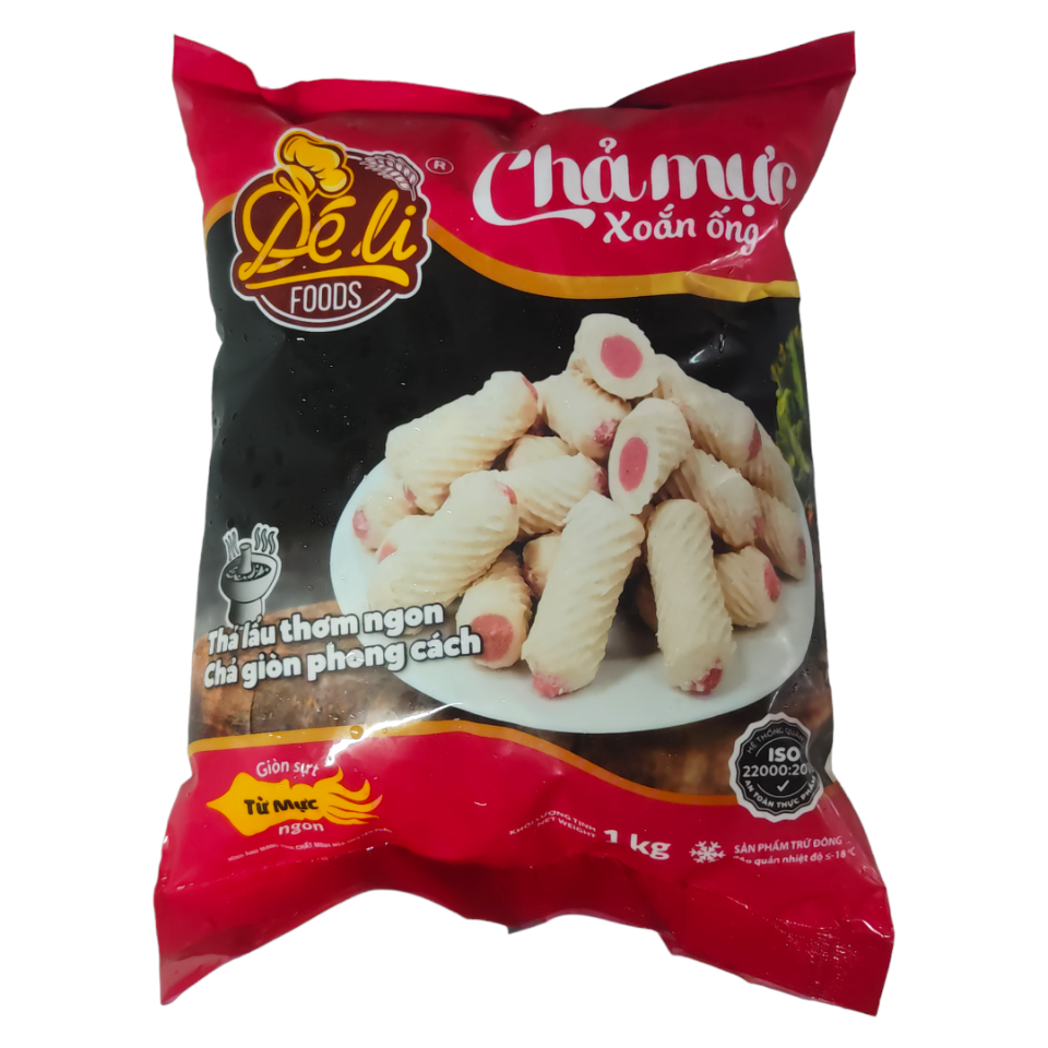 Chả Mực Xoắn Ống Deli Foods 1kg (71 Viên)-duoc-ban-tai-𝐁𝐊𝐉 𝐕𝐢𝐞𝐭𝐧𝐚𝐦 | Nhà phân phối Indomie Số 1 Hà Nội