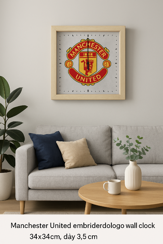 Đồng hồ tranh Manchester united -duoc-ban-tai-Tranh Gia Phương