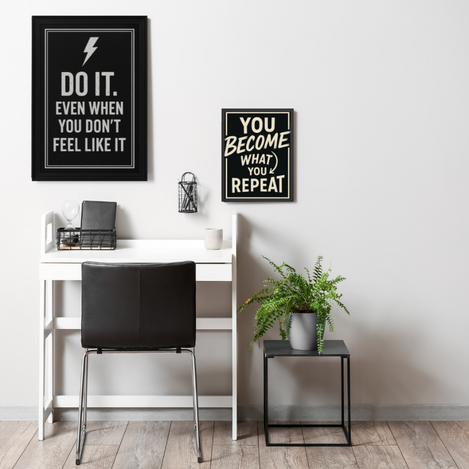 Tranh Truyền Động Lực - Do It Even When You Don't Feel Like It-duoc-ban-tai-Tranh Gia Phương
