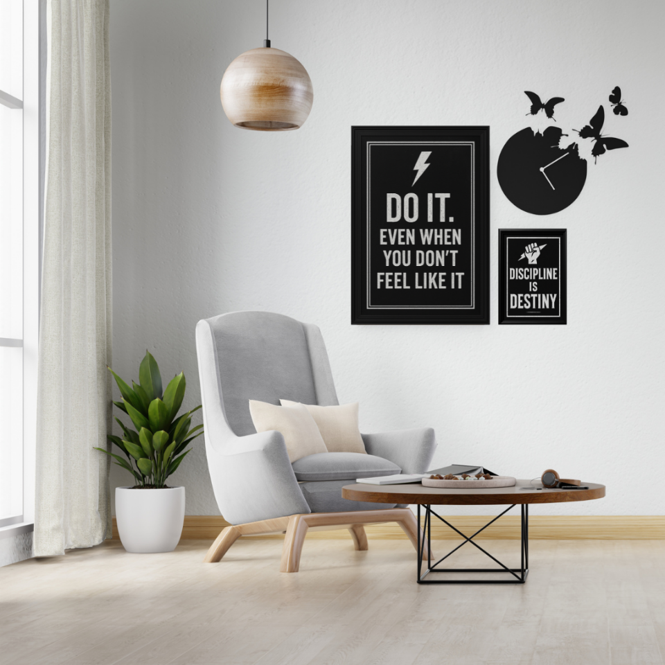 Tranh Truyền Động Lực - Do It Even When You Don't Feel Like It-duoc-ban-tai-Tranh Gia Phương