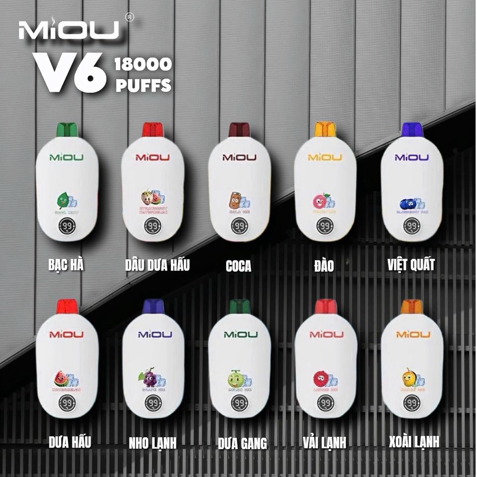 Miou V6 18.000 Puffs-duoc-ban-tai-𝑺-𝑽𝑨𝑷𝑬 𝑺𝑯𝑶𝑷