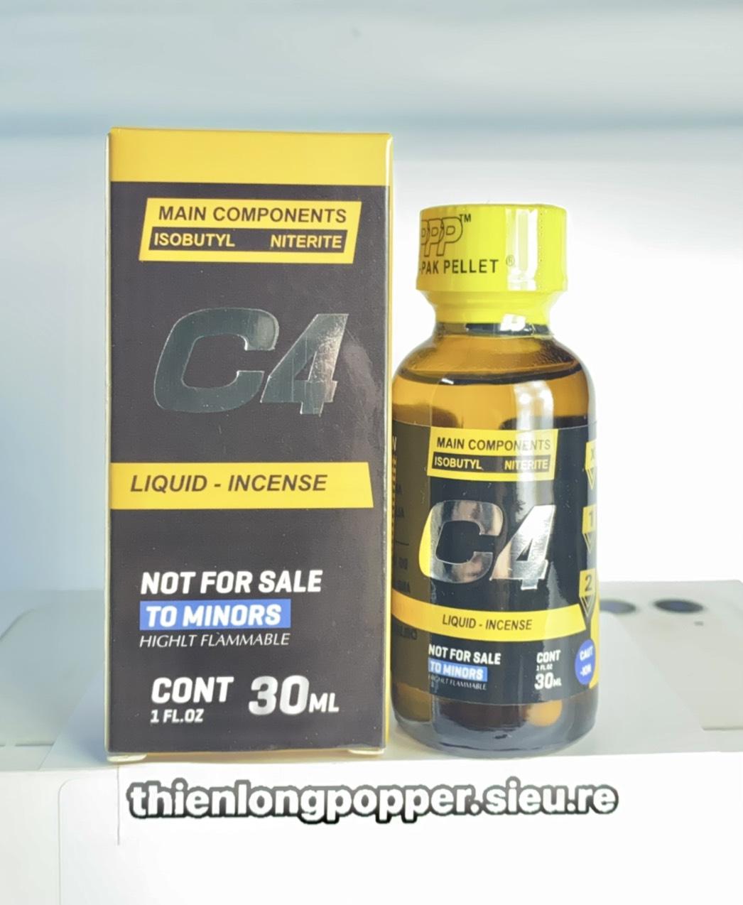 POPPER C4 - 30ML CHÍNH HÃNG PWD-duoc-ban-tai-Thiên Long Pp Mỹ