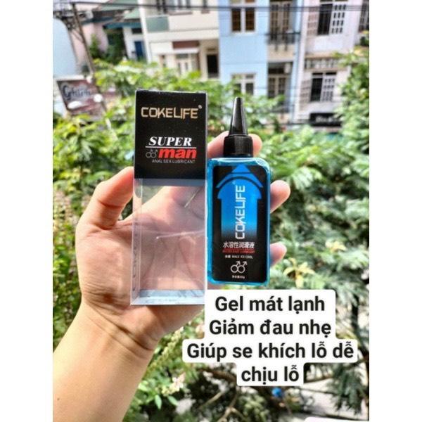 Gel Bôi Trơn Cokelife Superman Xanh Mát Lạnh, gel gốc nước 85ml-duoc-ban-tai-Thiên Long Pp Mỹ