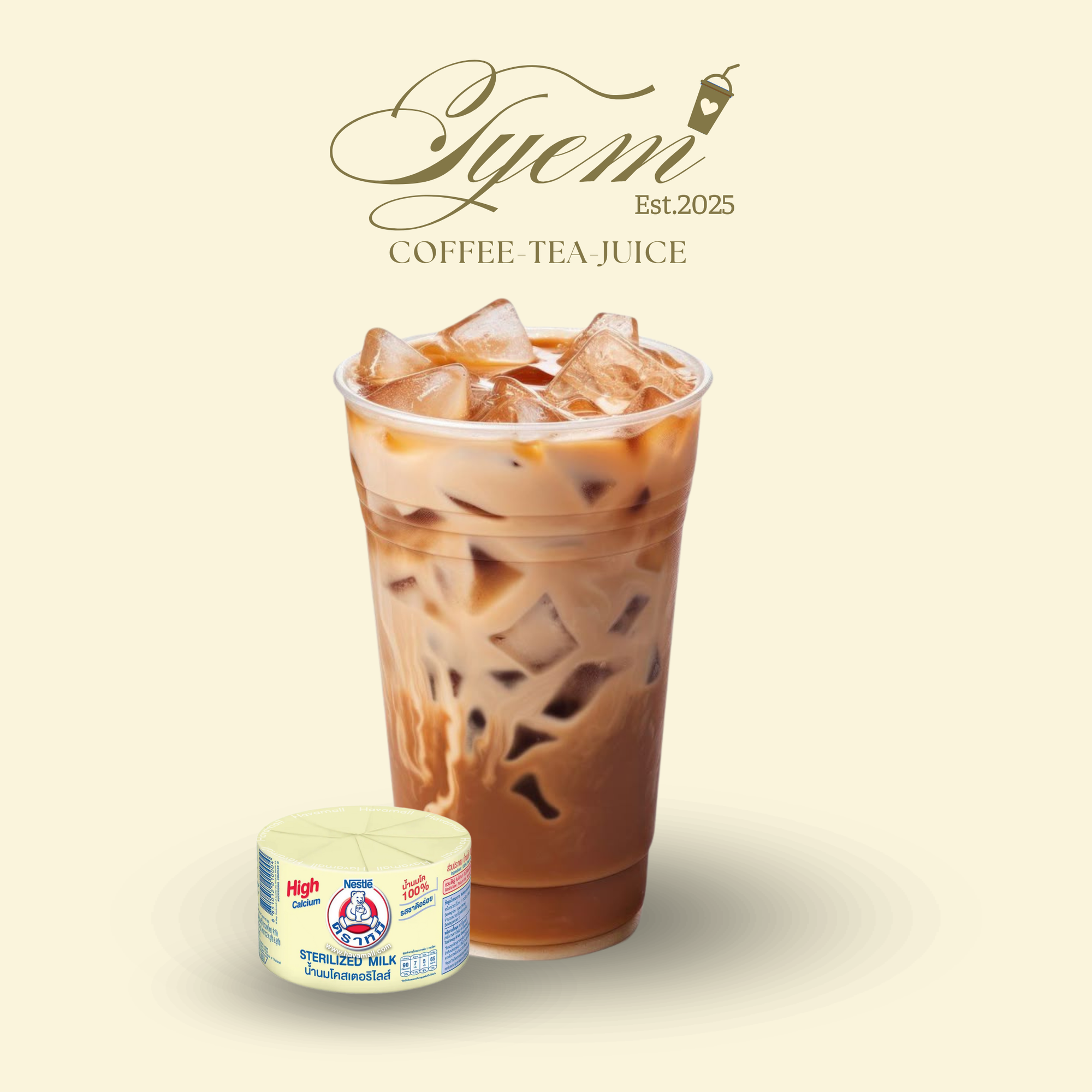 Cà phê sữa gấu-duoc-ban-tai-Tyem Coffee Tea Juice