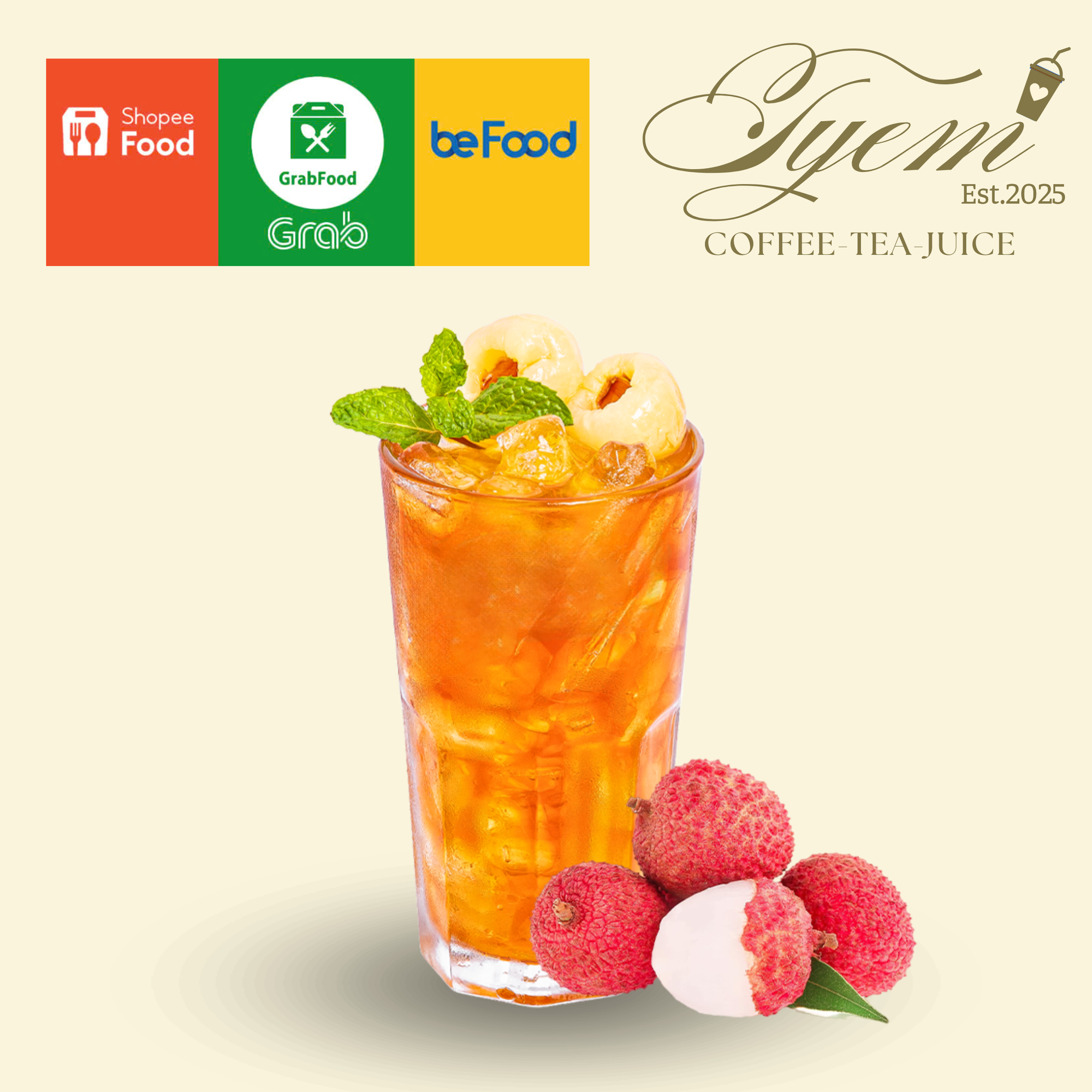 Gr_S_B_Trà Vải Hoa Nhài-duoc-ban-tai-Tyem Coffee Tea Juice