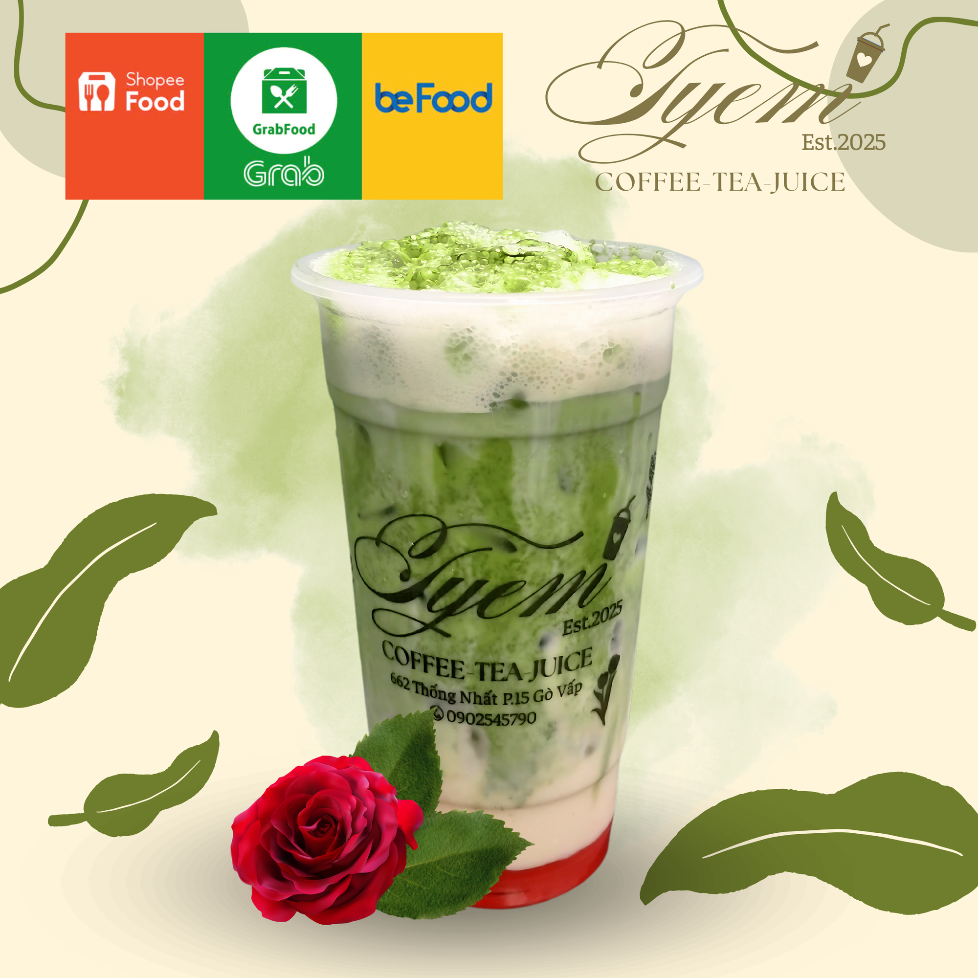 Gr_S_B_Matcha Latte Hoa Hồng-duoc-ban-tai-Tyem Coffee Tea Juice