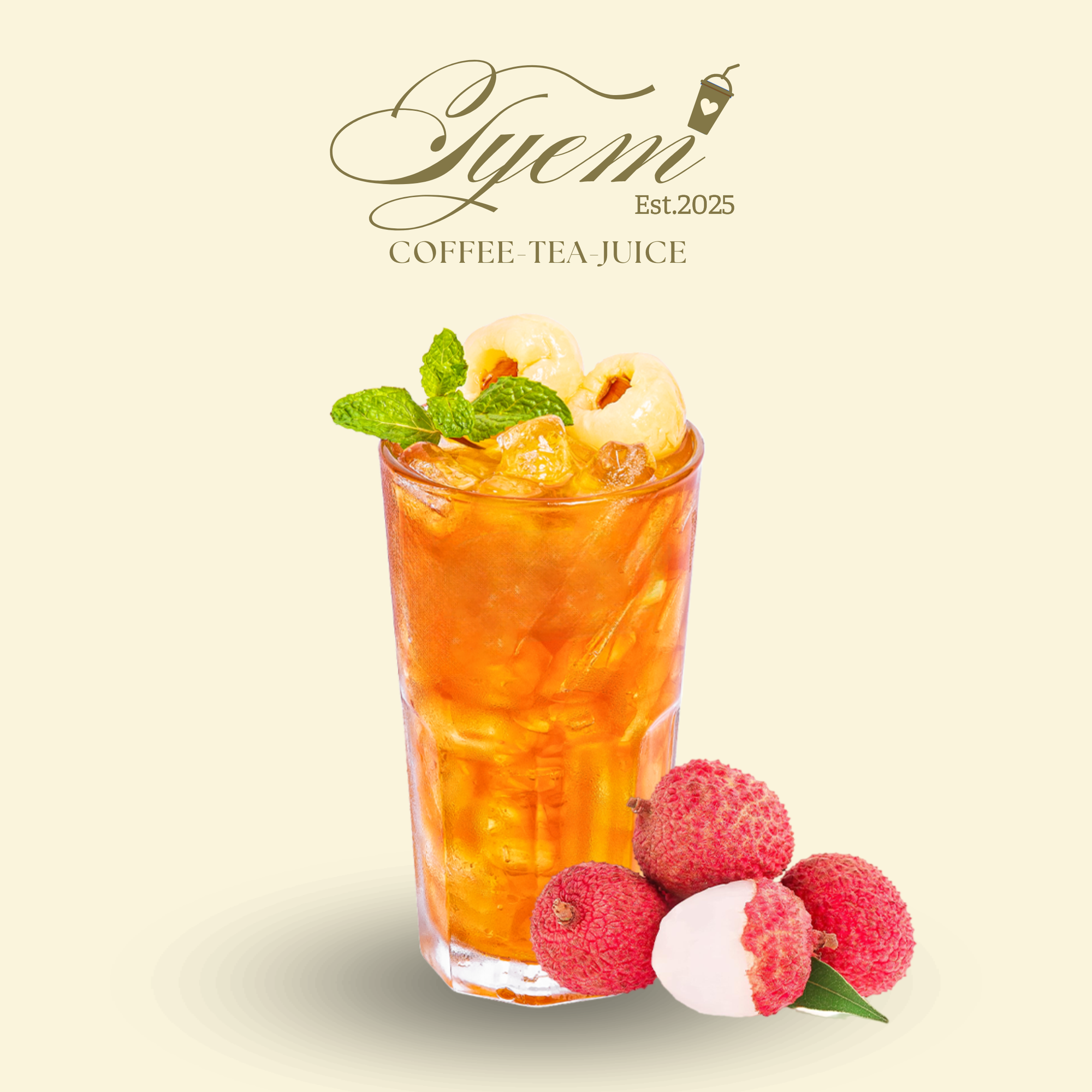 Trà vải hoa nhài-duoc-ban-tai-Tyem Coffee Tea Juice