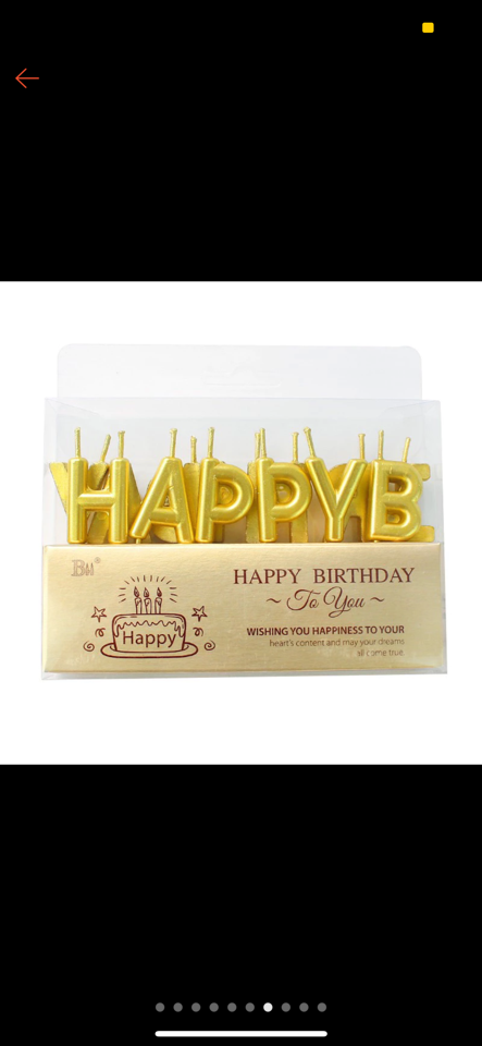 Nến HPBD-duoc-ban-tai-CHUN Mille Crepe & Cakes (SHOP ONLINE)