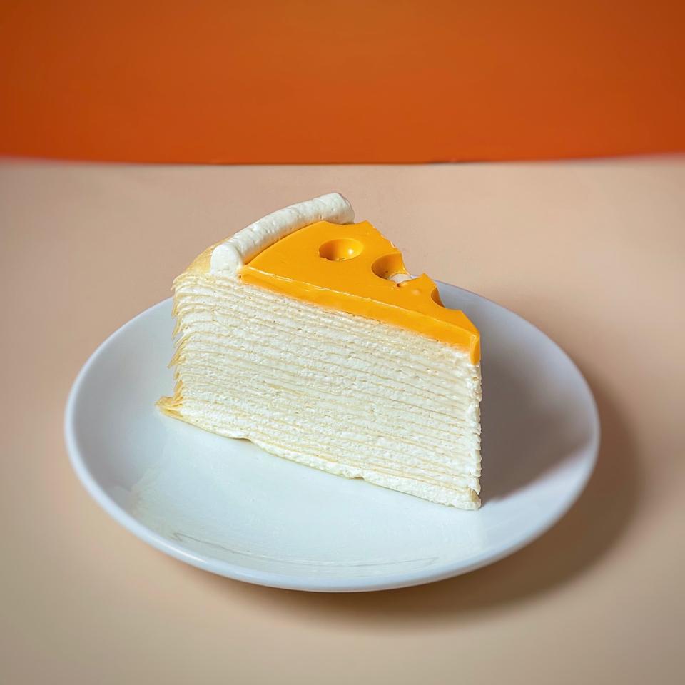 Ổ Hokkaido Cheese  Mille Crepe (ĐẶT TRƯỚC 48H)-duoc-ban-tai-CHUN Mille Crepe & Cakes (SHOP ONLINE)