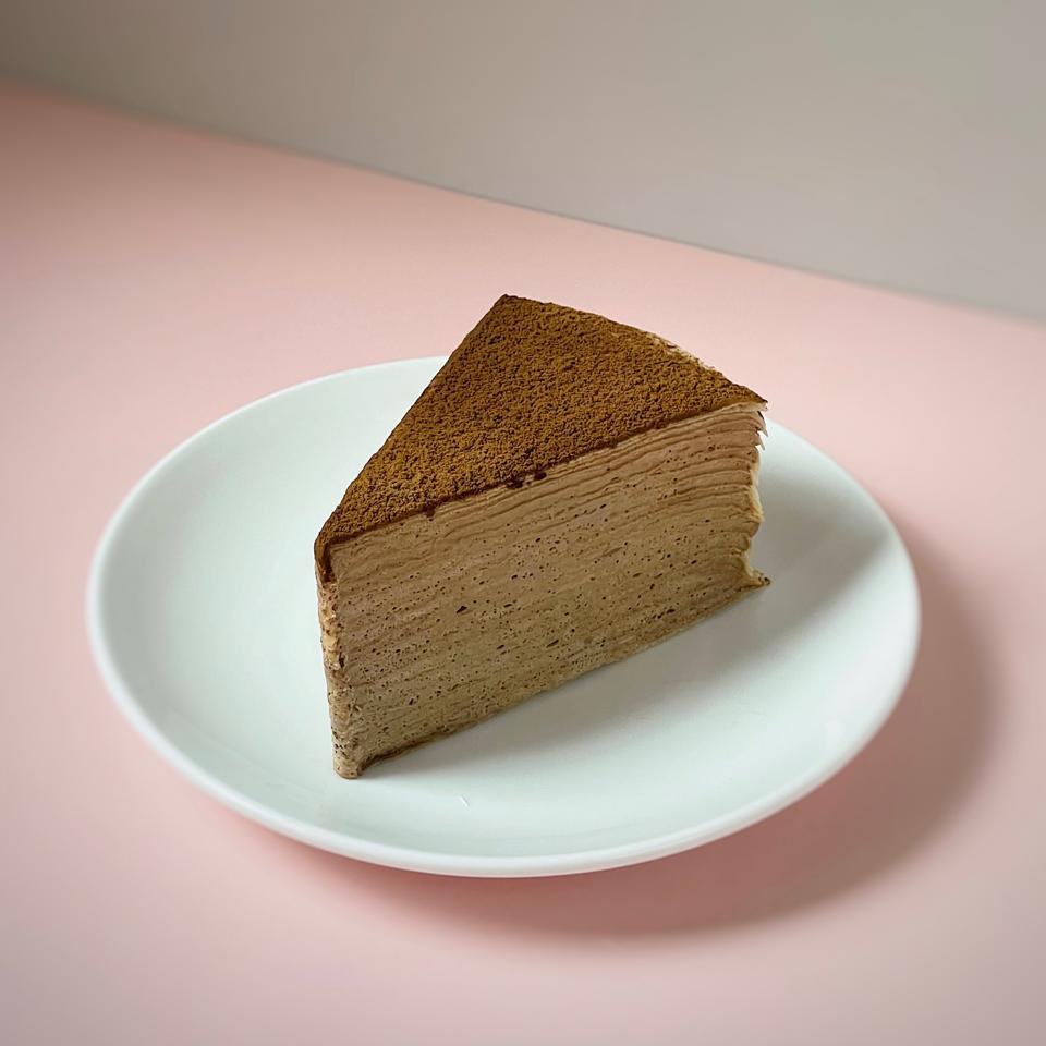 Ổ Houjicha Mille Crepe-duoc-ban-tai-CHUN Mille Crepe & Cakes (SHOP ONLINE)