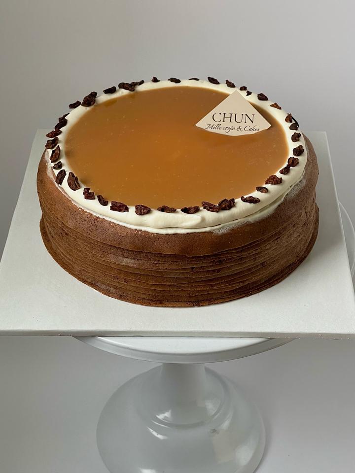 Ổ Salted Caramel Mille Crepe (ĐẶT TRƯỚC 48H)-duoc-ban-tai-CHUN Mille Crepe & Cakes (SHOP ONLINE)