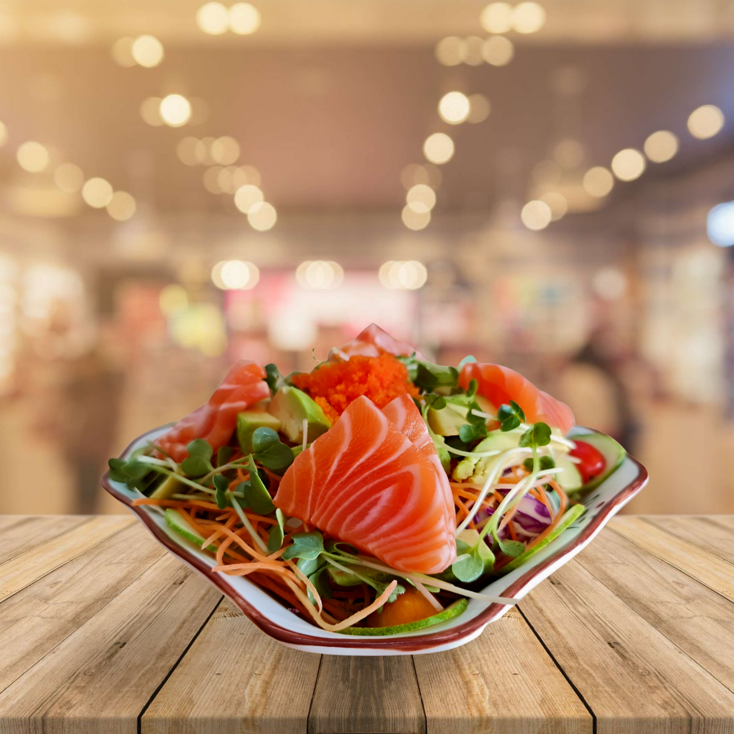 Salad Cá Hồi-duoc-ban-tai-CITY SUSHI
