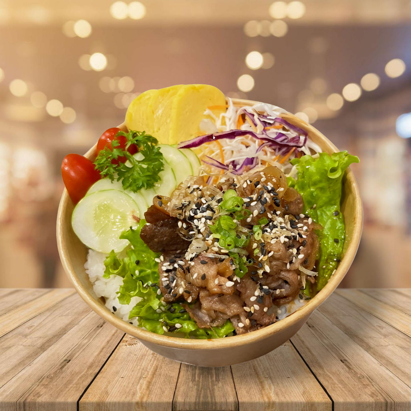 Cơm Bò Mỹ Sốt Teri - Canh Rong Biển-duoc-ban-tai-CITY SUSHI